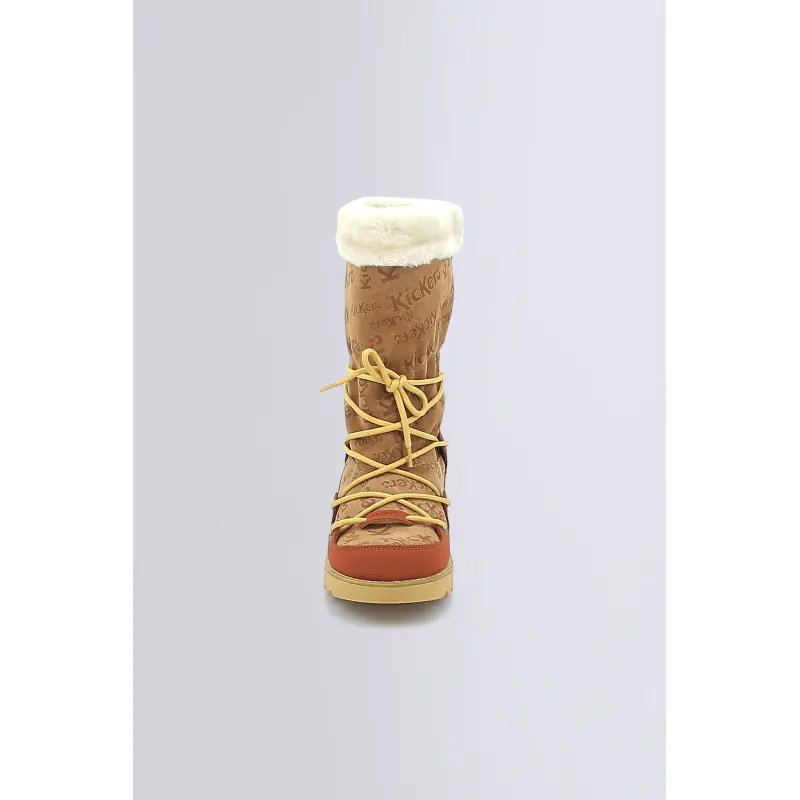 KICK NEOSNOW CAMEL ROUILLE BOOTS Cuir Femme