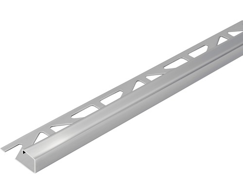 Dural Squareline DPSE 100 vierkant eindprofiel, 10 mm dik, 250 cm lang, roestvrij staal