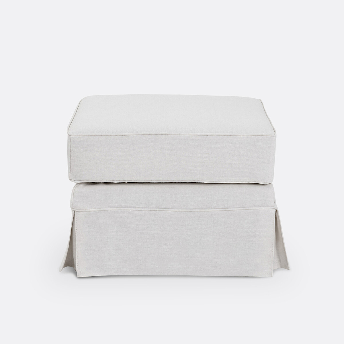 LA REDOUTE INTERIEURS<br>Puff em linho grosso, conforto superior, Adelia