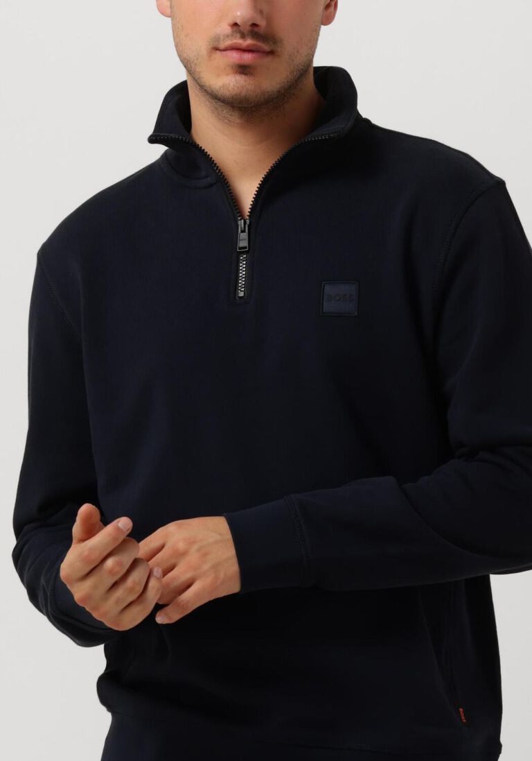 BOSS donkerblauwe boss sweater zetrust