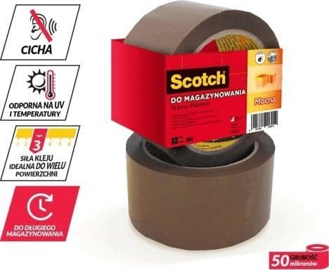 3M S5066B6 S5066B6 Pakkebånd Lysebrown (L x B) 66 m x 50 mm 1 stk.