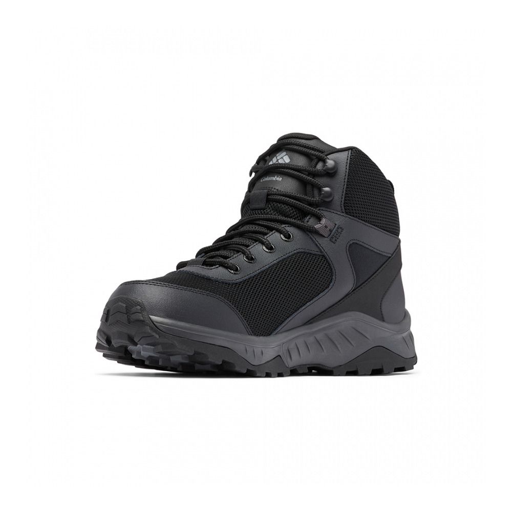 Columbia TRAILSTORM ASCEND MID WP - Chaussures de randonné Homme black