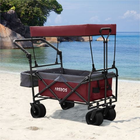 Bollerwagen mit Dach