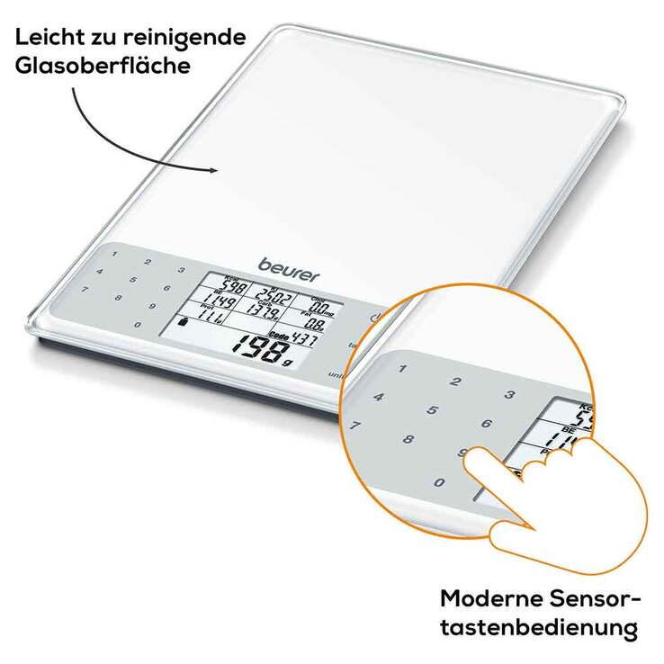 Beurer DS61 Nährwert Analysewaage, 1 St