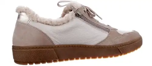 Remonte wit/beige combi D2T02-80 - maat 44 veterschoen wit/beige combi - maat 44 Calandschoen