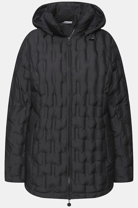 HYPRAR Steppjacke, wasserabweisend, Kapuze