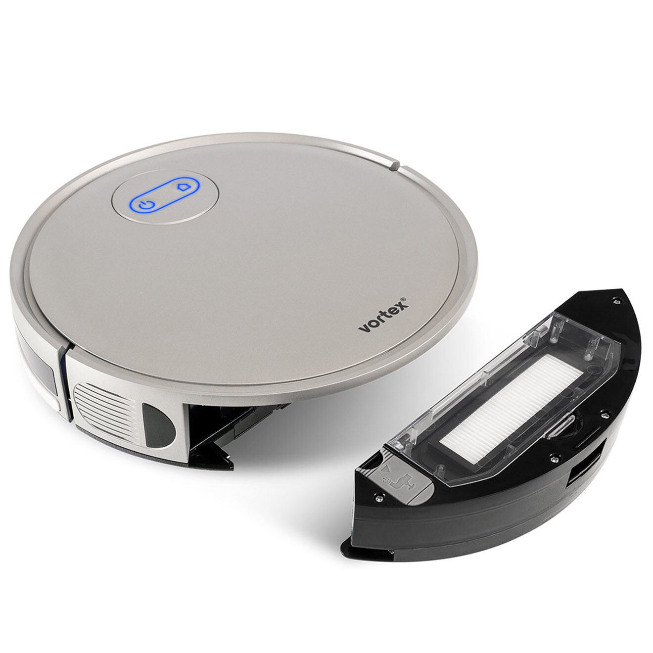 Vortex Aspirateur robot 2-en-1 gris