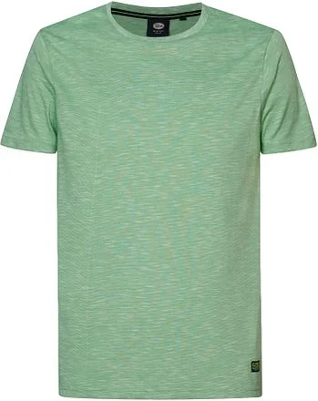 Petrol T-Shirt Palmora Melange Groen M-1040-TSR659-6160 kopen