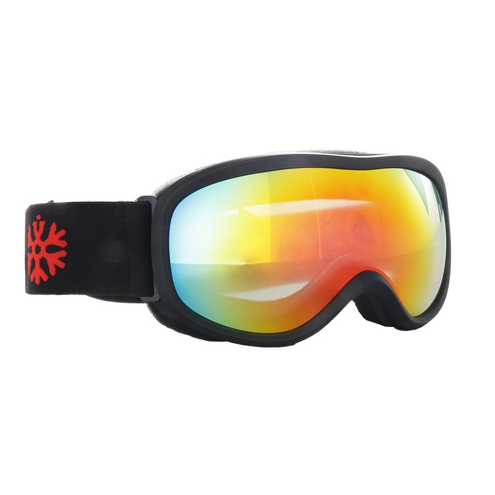 IVOL zwart rood spiegelglas kinder skibril