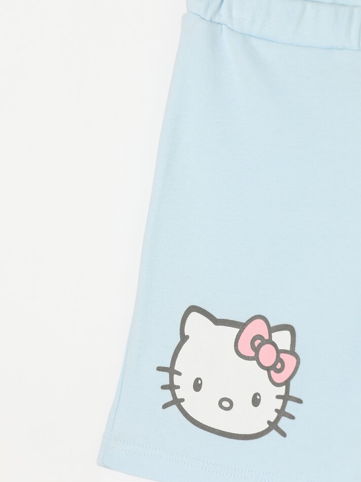 Conjunto de pijama Hello Kitty ©Sanrio com 2 peças - Cinza Mesclado