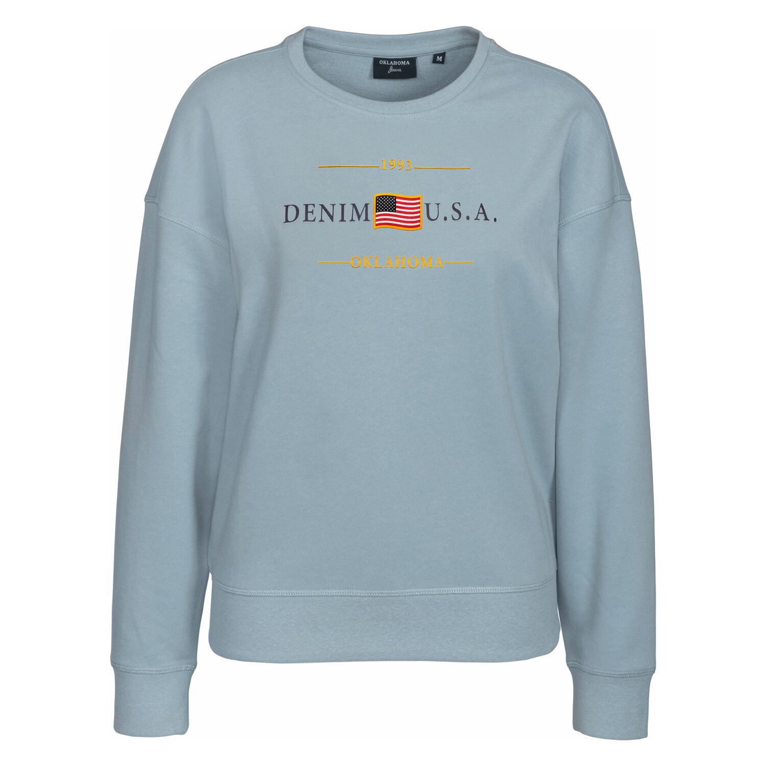 OKLAHOMA Jeans Sweatshirt  - ashley blue