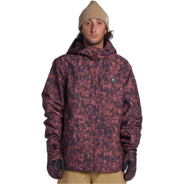 Veste snowboard DC SHOES BASIS PRINT JKT CHAIR ONE CEDAR WOOD