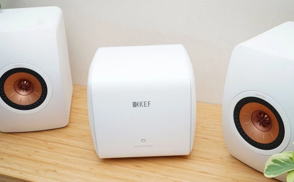 KEF KC 62 Blanc mat Caissons de basses
