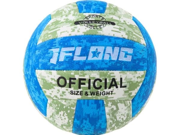 LeanToys Volleyball Ball Grønn og Blå Størrelse 5 Fargerik