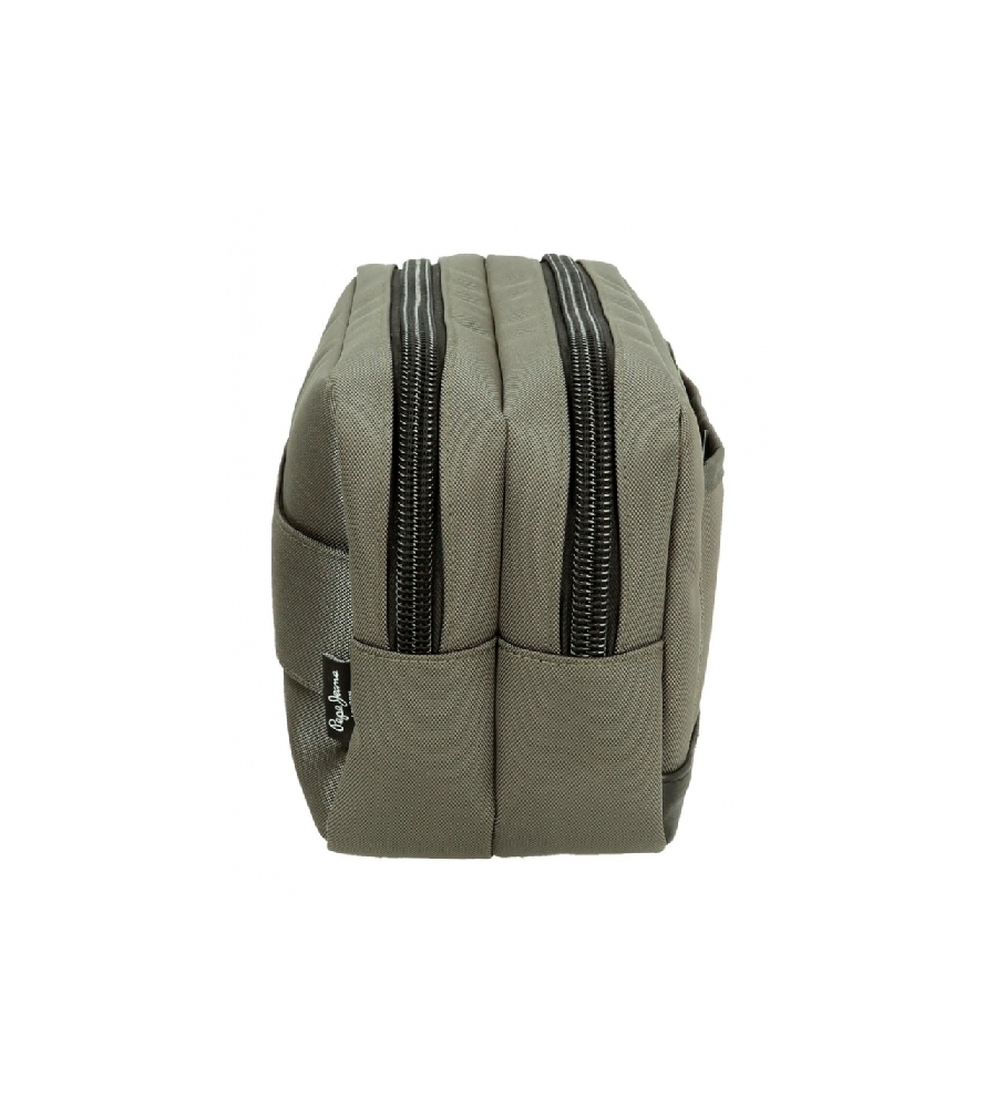 Nécessaire de dois compartimentos Pepe Jeans Leighton verde