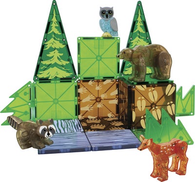 MAGNA-TILES Dyr I Skogener Byggesett 25 Deler