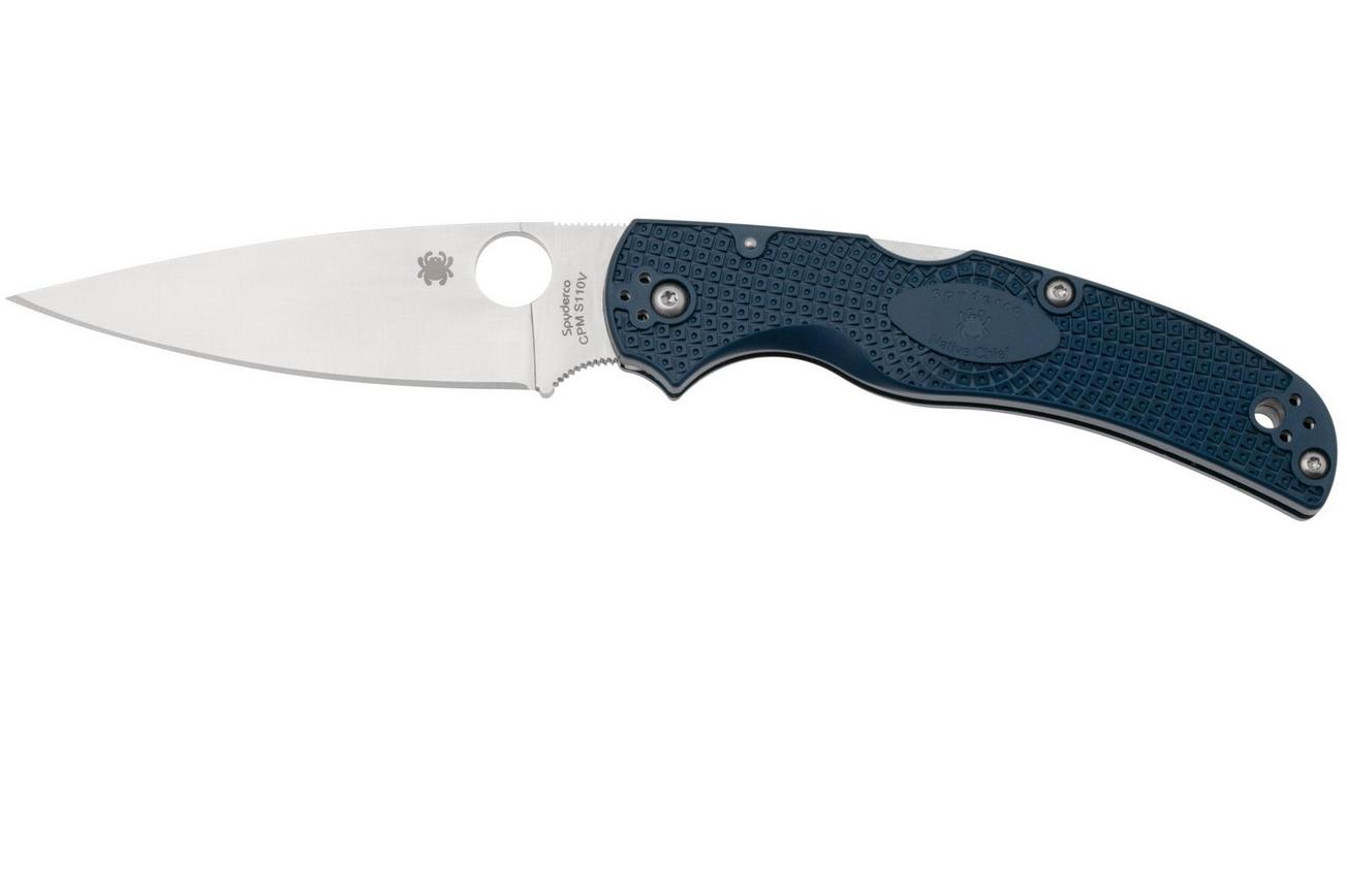Spyderco Native Chief Dark Blue Lightweight CPM 110V C244PDBL Blue FRN zakmes