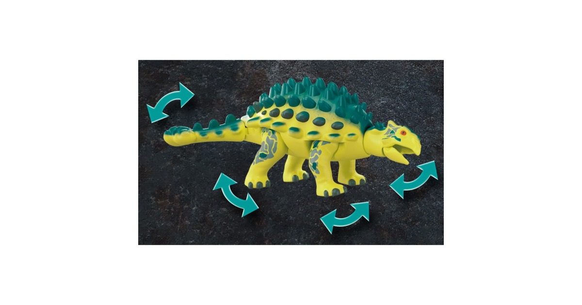 PLAYMOBILDino Rise - Saichania: verdediging van de vechtersbazen Constructiespeelgoed  (70626)