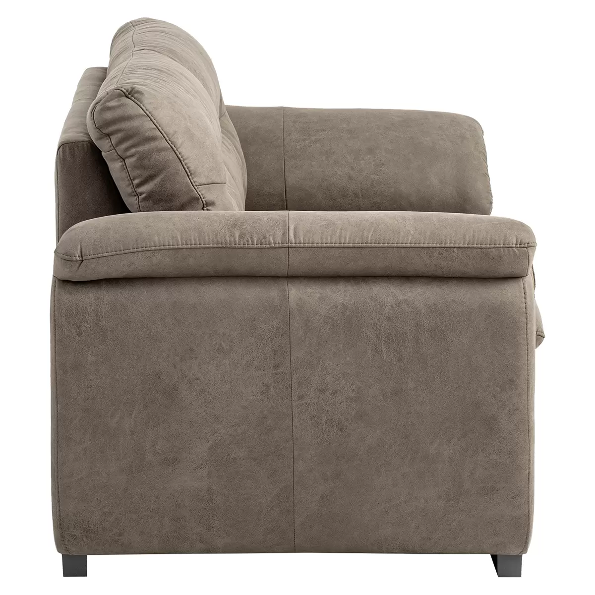 3er Sofa Leandra Graubraun