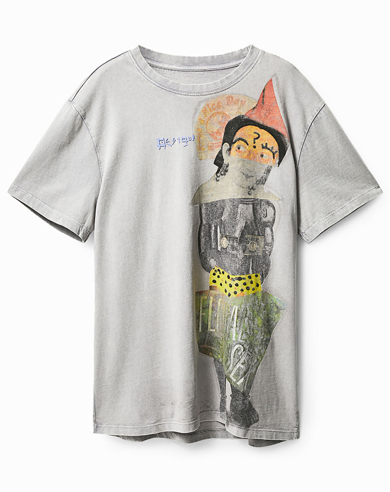 Desigual T-Shirt Adrian gris clair