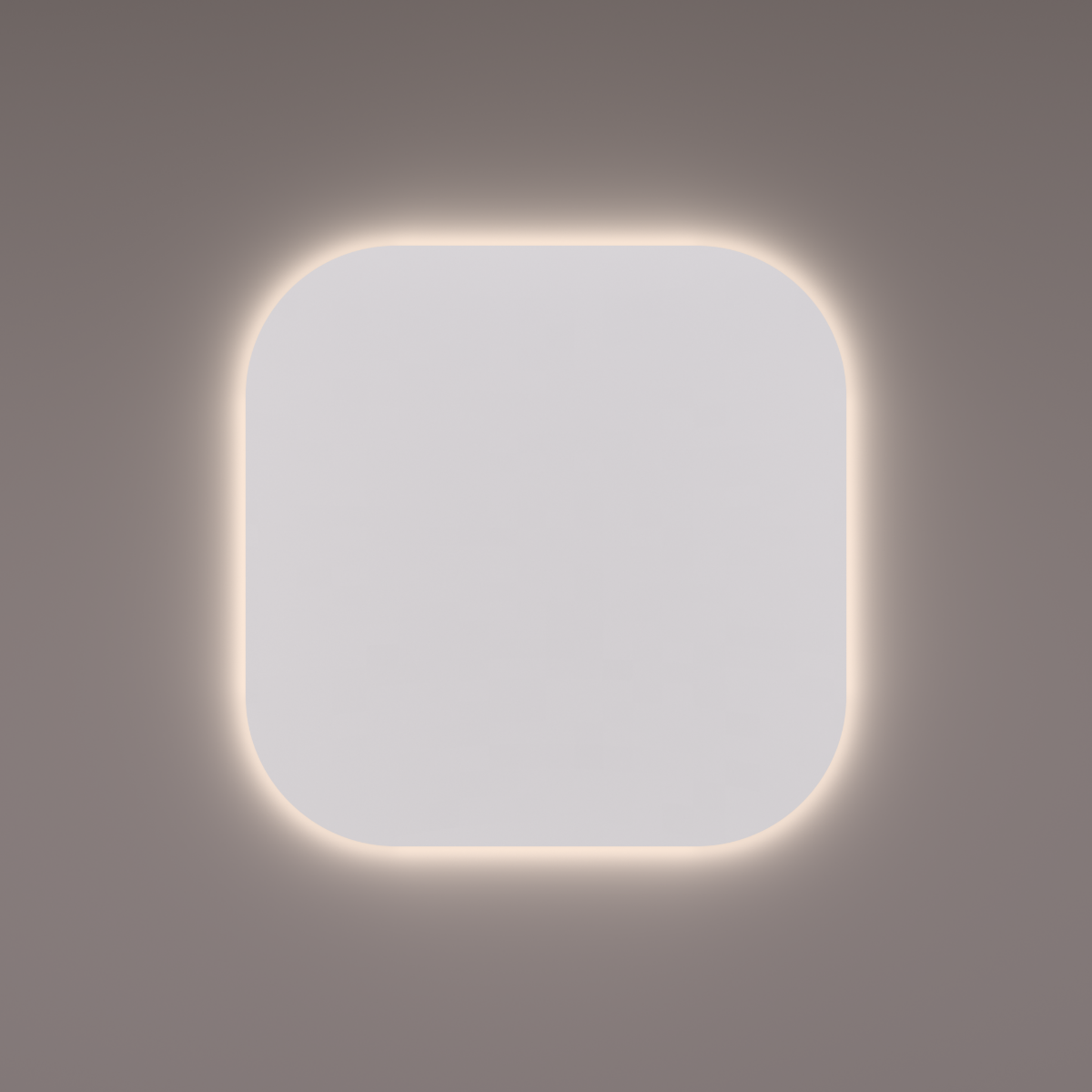 Hipp Design B01 vierkante spiegel 60x60cm met LED verlichting en verwarming