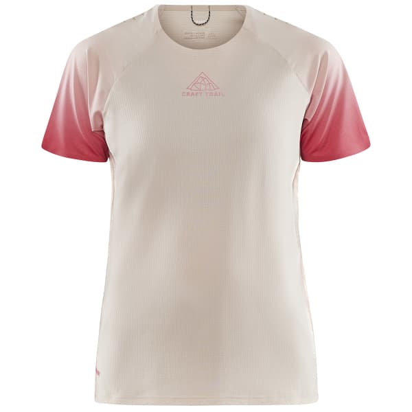 T-shirt trail CRAFT PRO TRAIL SS TEE W ECRU/MULTI