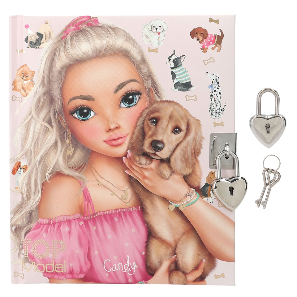 TOPModel Dagbog KITTY and DOGGY, hund ( 0412958 )