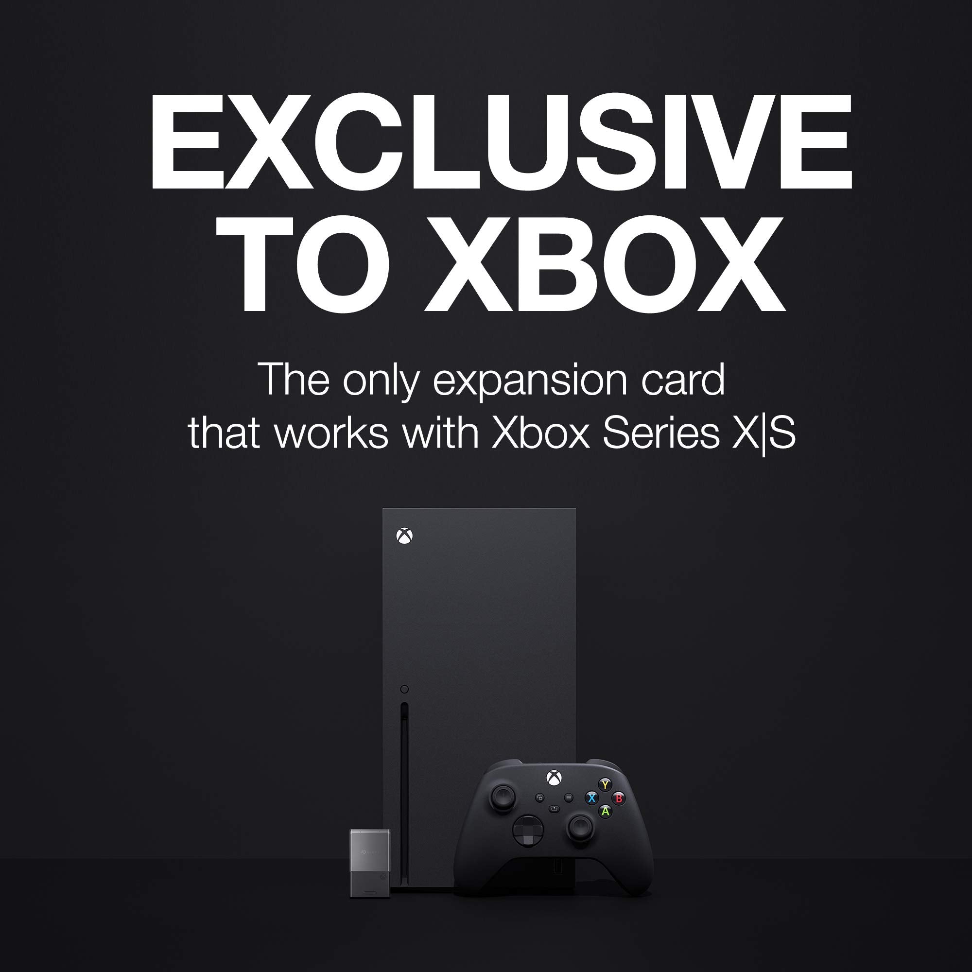 Seagate Expansion Card pour Xbox Series X|S SSD 1To, Plug and Play NVMe SSD Expansion, officiel permis, Services Rescue (STJR1000400)