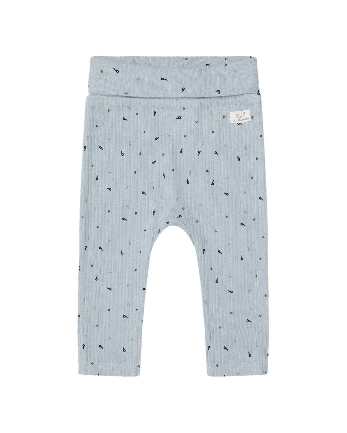 Leggings Baby med dobbelt liv & trylleføtter – Øko Bomull | Luca Letter Aop