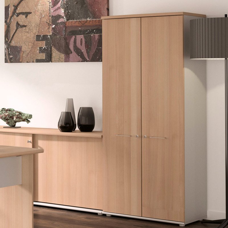 Armoire portes battantes Quarta Plus L 80 cm