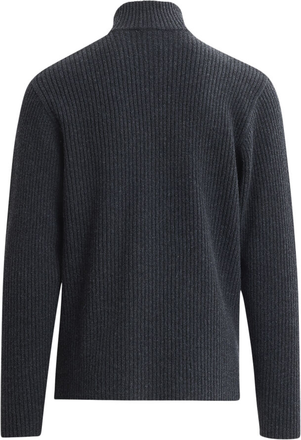 Holzweiler M. Lambswool Rib Cardigan Dk. grey