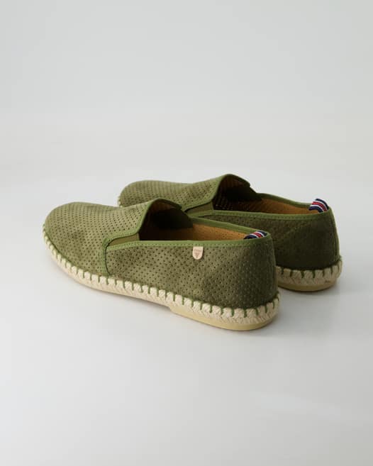 Verbenas TOM Hole Micro Slipper in Grün