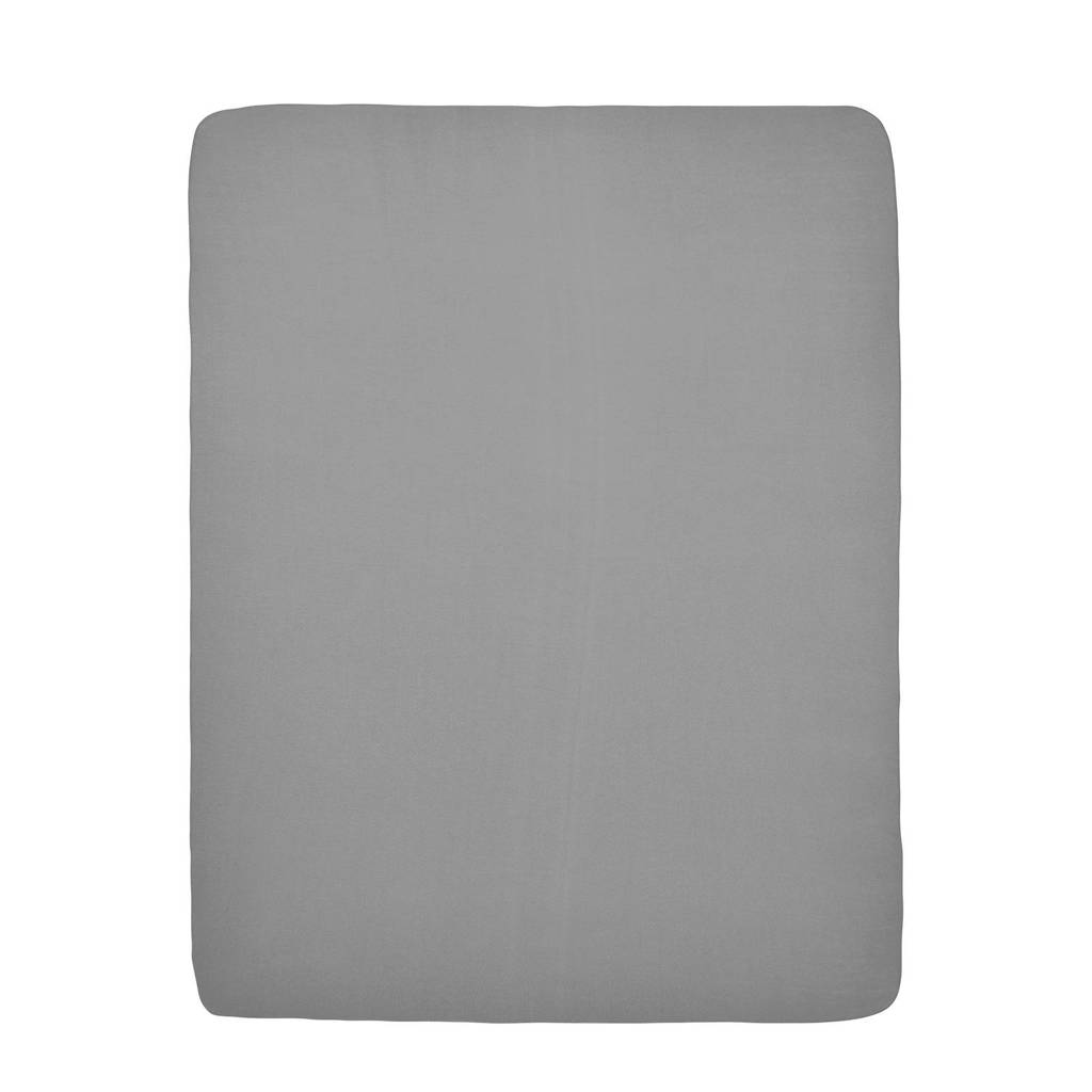 hoeslaken boxmatras 75x95 cm grijs