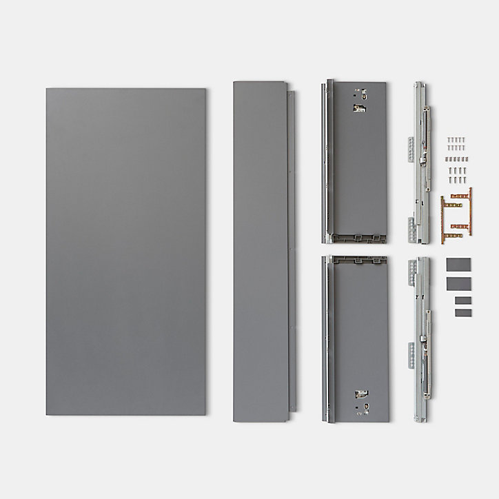Casserolier GoodHome Soto Anthracite l. 100 cm