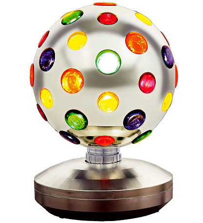 Music Discokugel - 20 cm - Silber