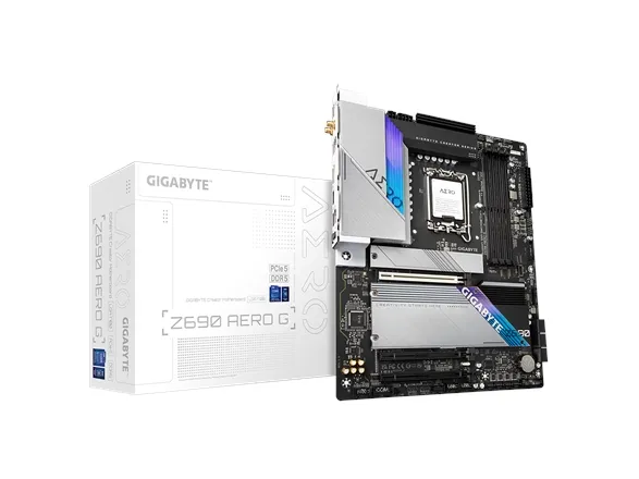 [OUTLET] - Gigabyte Z690 AERO G, Intel, LGA 1700, Intel® Core™ i5, Intel® Core™ i7, Intel® Core™ i9, LGA 1700, DDR5-SDRAM, 128 GB