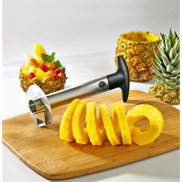 Lot de 2 Coupe ananas en inox Mathon