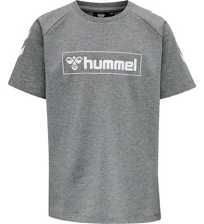Hummel T-Shirt - hmlBOX - Graumeliert meliert