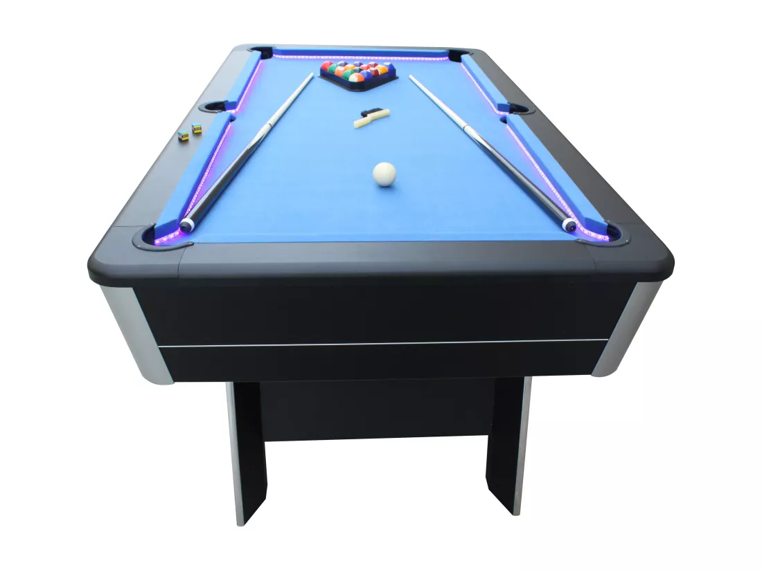 Billard américain LED + accessoires inclus VEGAS