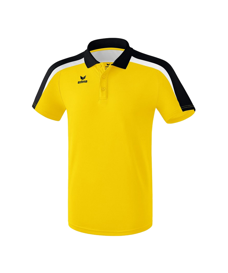 Erima Liga 2.0 Poloshirt Gelb Schwarz Weiss