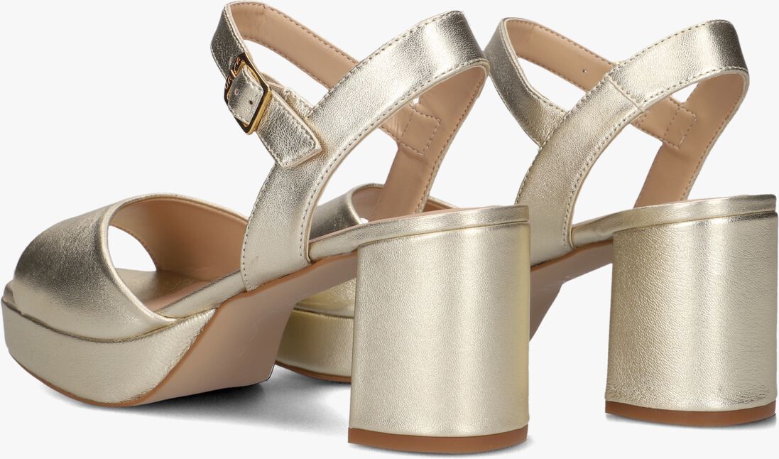 gouden unisa sandalen met hak ney