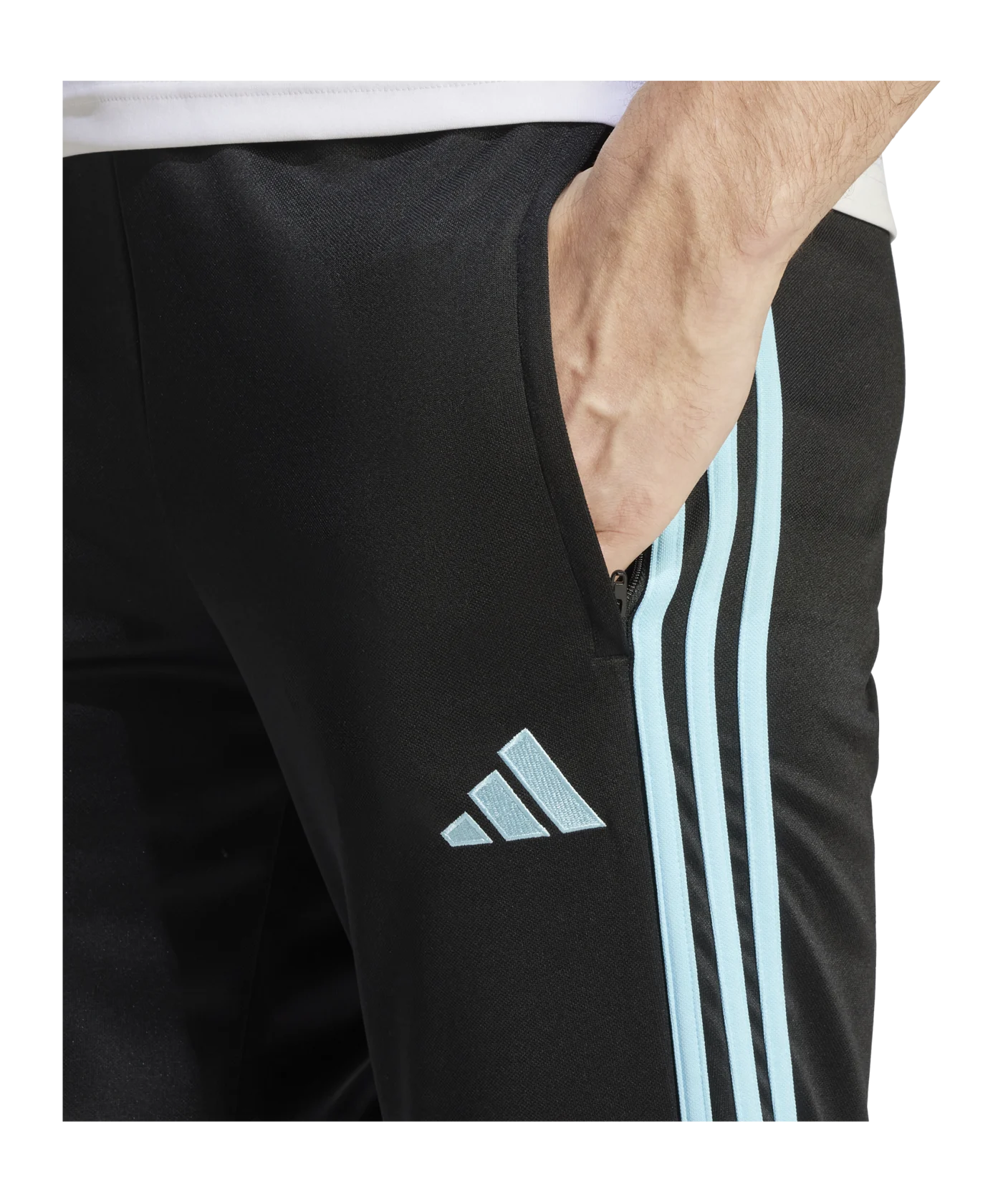 adidas Tiro 23 Club Trainingshose Schwarz Blau