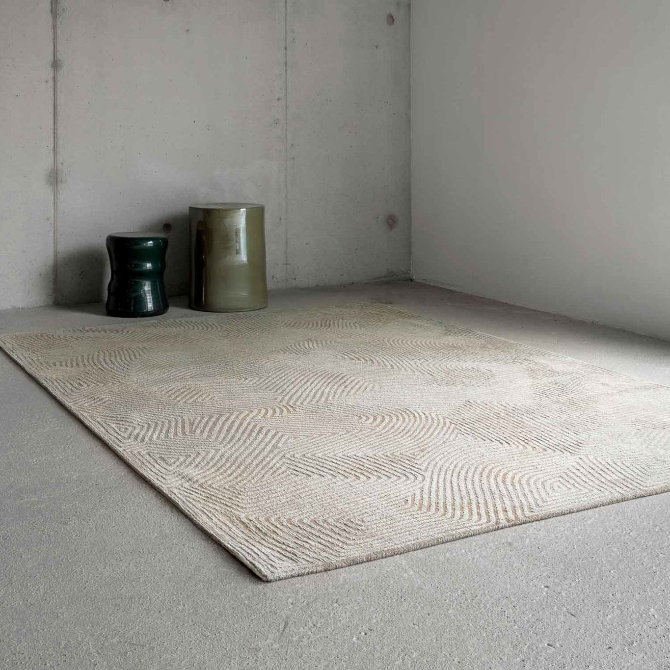 Louis de Poortere Coral Meditation Vloerkleed 140 x 200 cm - Shell Beige