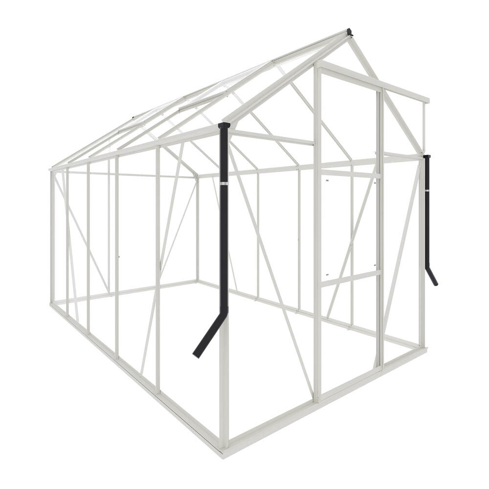 Royal Well Kate III - Tuinkas - Wit - 217x192x314 cm - Veiligheidsglas