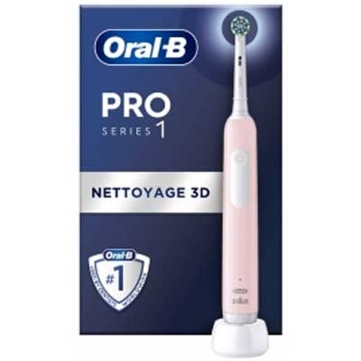 Brosse à dent électrique Pro 1 - Cross Action - Rose