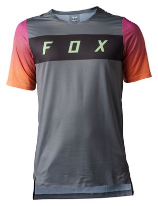 Maillot Manches Courtes Fox Flexair Arcadia Gris