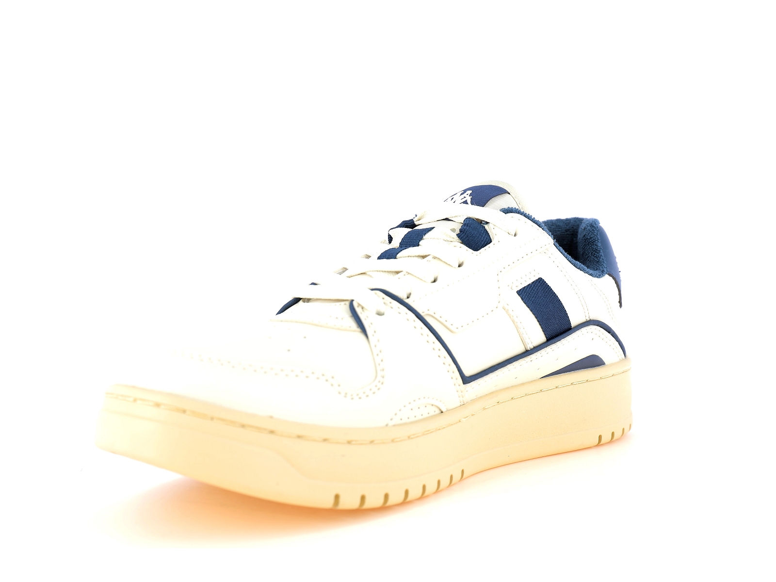 Kappa-AUTHENTIC KAI Matières combinées Beige Bleu