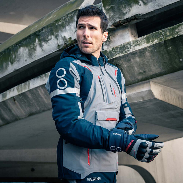 Bering - Gants Austral Gore-Tex® Navy / Gris / Rouge