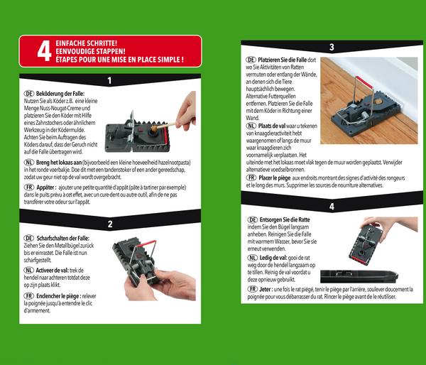PROTECT HOME Rattenfalle Click, 2 Stk.