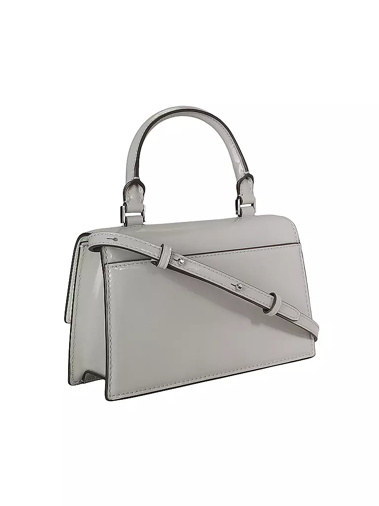 TORY BURCH Ledertasche - Mini Bag SPAZZOLATO grau